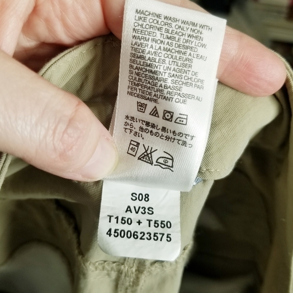The North Face Convertible Shorts Pants in color‎ Khaki size 14 women's - Picture 15 of 16